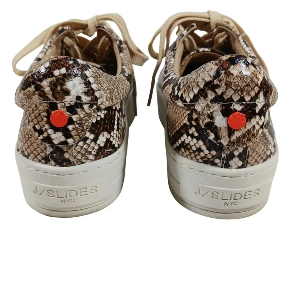J Slides Hilton Platform Sneakers GUC $158  size 8  S2463
